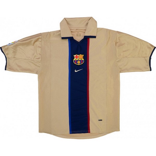 Camiseta Barcelona 2ª Retro 2001 2003 Amarillo